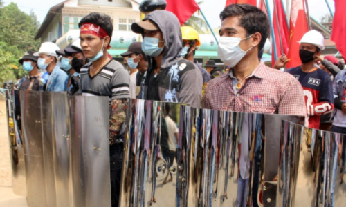 myanmar protest