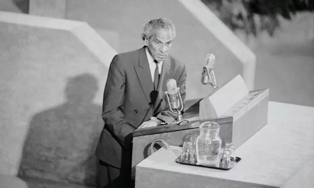 V K Krishna menons speech in UN