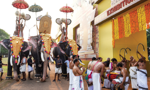 thrissur pooram preperation