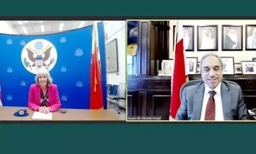 മ​ന്ത്രി ഇ​സാം യു.​എ​സ് അം​ബാ​സ​ഡ​ര്‍ ഇ​ന്‍ചാ​ര്‍ജു​മാ​യി ച​ര്‍ച്ച ന​ട​ത്തി