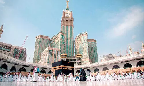 ഹ​റ​മു​ക​ളി​ലെ ത​റാ​വീ​ഹ് ന​മ​സ്കാ​ര​ത്തി​ന് സ​ൽ​മാ​ൻ രാ​ജാ​വി​‍െൻറ അ​നു​മ​തി