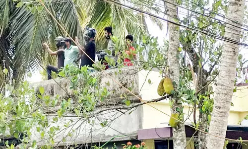 people watching helicopter people watching helicopter