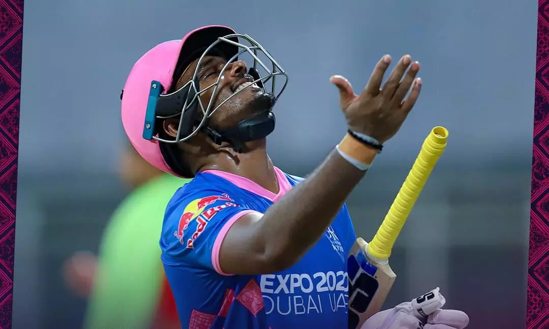 വീരനായി, ജേതാവായില്ല; സഞ്ജു മടങ്ങുന്നത് വാംഖഡെ സ്റ്റേഡിയത്തെ കോരിത്തരിപ്പിച്ച് വീരനായി, ജേതാവായില്ല; സഞ്ജു മടങ്ങുന്നത് വാംഖഡെ സ്റ്റേഡിയത്തെ കോരിത്തരിപ്പിച്ച്