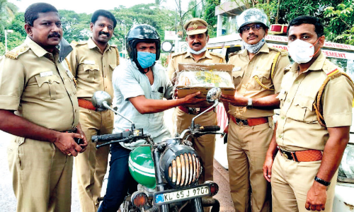 motor vehicle officers in inspection