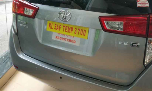 ഇനി ഇല്ല ഫോ​ർ ര​ജി​സ്​​ട്രേ​ഷ​ൻ; പുതിയ വാഹനങ്ങൾക്ക്​ ഷോറൂമിൽ നിന്നുത​ന്നെ നമ്പർ ​പ്ലേറ്റ്​