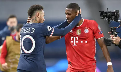 Neymar consoles Alaba