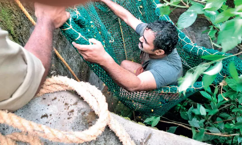 man rescued from well