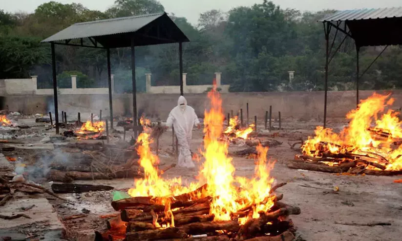 Bhopal crematorium