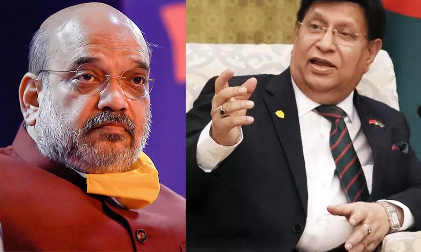 ഞങ്ങൾക്ക് ഇന്ത്യയിലേക്ക് വരേണ്ട ഗതികേടില്ല; അമിത് ഷായുടെ പട്ടിണി പരാമർശത്തോട് പ്രതികരിച്ച് ബംഗ്ലാദേശ് ഞങ്ങൾക്ക് ഇന്ത്യയിലേക്ക് വരേണ്ട ഗതികേടില്ല; അമിത് ഷായുടെ പട്ടിണി പരാമർശത്തോട് പ്രതികരിച്ച് ബംഗ്ലാദേശ്