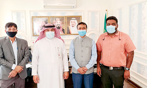 ഇ​ന്ത്യ​ൻ എം​ബ​സി ഉ​ദ്യോ​ഗ​സ്ഥ​ർ ലേ​ബ​ർ ഓ​ഫി​സ്​ സ​ന്ദ​ർ​ശി​ച്ചു