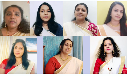 ഇൗ​ണ​ങ്ങ​ളു​മാ​യി പെ​ണ്മ ഒ​രു​മി​ച്ചു; വെ​ർ​ച്വ​ൽ ലോ​ക​ത്ത്   ത​രം​ഗ​മാ​യി വി​ഷു​പ്പാ​ട്ട്