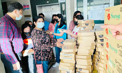 റമദാനിൽ ഭക്ഷണവിതരണവുമായി അക്കാഫ്