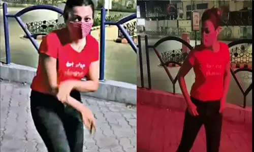 കോവിഡ്​ കർഫ്യൂ ലംഘിച്ച്​ നടുറോഡിൽ​ യുവതിയുടെ ഡാൻസ്​; നടപടി