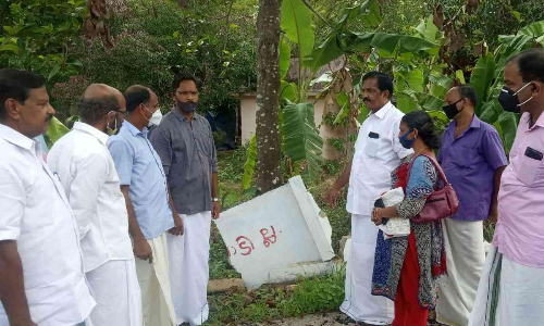 ഇടതു മുന്നണിക്ക്​ ചുവരെഴുതാൻ നൽകാത്തതിന്‍റെ പേരിൽ മതിൽ തകർത്തതായി പരാതി