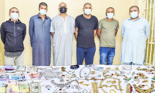 ഷാര്‍ജയില്‍ കവര്‍ച്ചസംഘം പിടിയിൽ