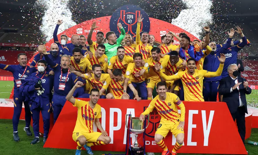 barcelona Copa Del Rey campions