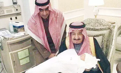 സൗ​ദി കി​രീ​ടാ​വ​കാ​ശി​ക്ക് ആ​ൺ​കു​ഞ്ഞ്​ പി​റ​ന്നു