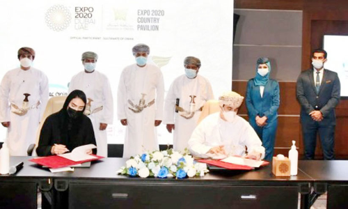 ദു​ബൈ എ​ക്‌​സ്‌​പോ​യി​ലേ​ക്ക്​ ഒ​മാ​ൻ ഉ​ൽ​പ​ന്ന​ങ്ങ​ൾ വി​ക​സി​പ്പി​ക്കു​ന്ന​തി​ന് ക​രാ​ർ