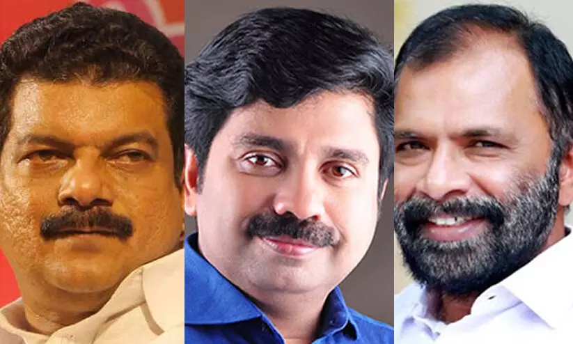 pv anvar, aryadan shoukath, vv prakash