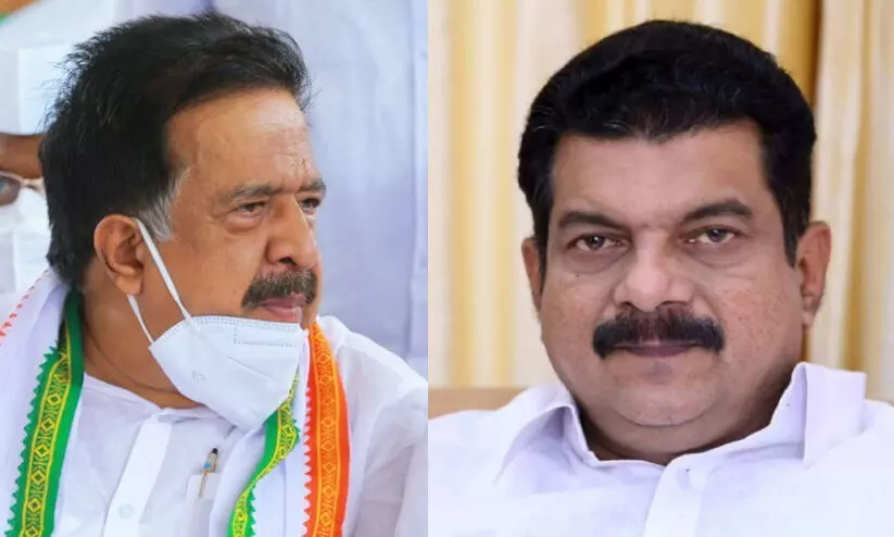 ramesh chennithala-pv anvar
