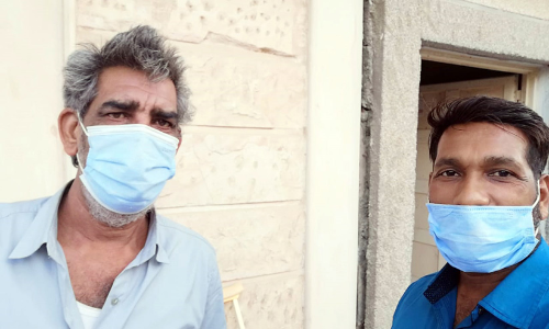 ജോ​ലി​ക്കി​ടെ വീ​ണു​പ​രി​ക്കേ​റ്റ രാ​ജ​സ്ഥാ​ൻ സ്വ​ദേ​ശി നാടണഞ്ഞു