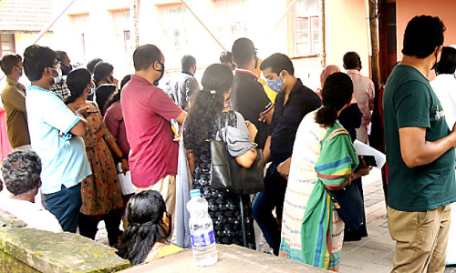 waiting for covid test