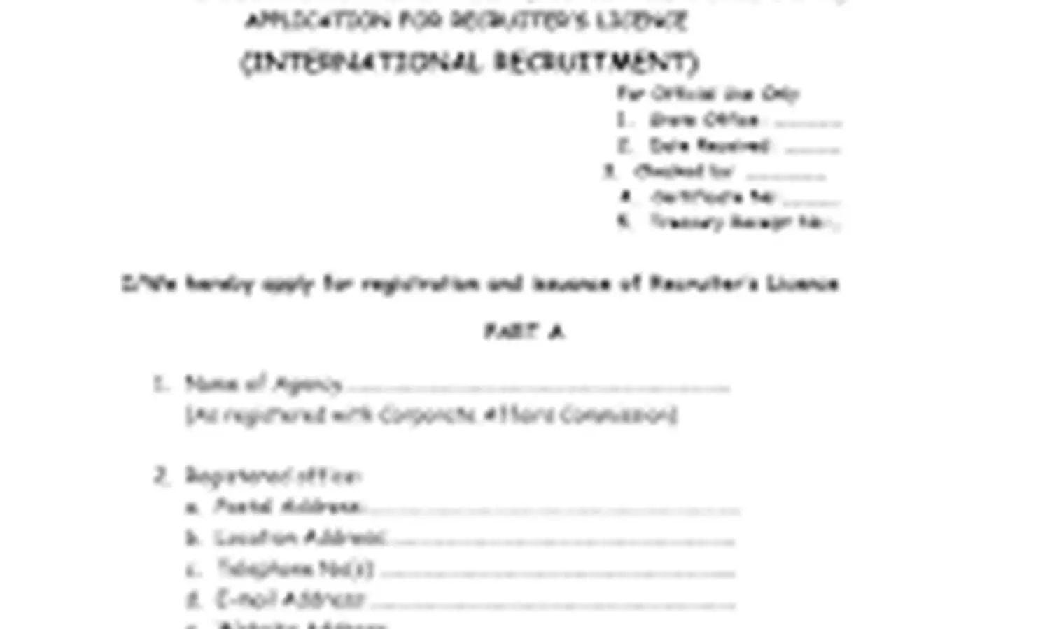 മൂ​ന്നു​ ഗാ​ർ​ഹി​ക​ത്തൊ​ഴി​ലാ​ളി ഒാ​ഫി​സു​ക​ളു​​ടെ   ലൈ​സ​ൻ​സ്​ മ​ര​വി​പ്പി​ച്ചു