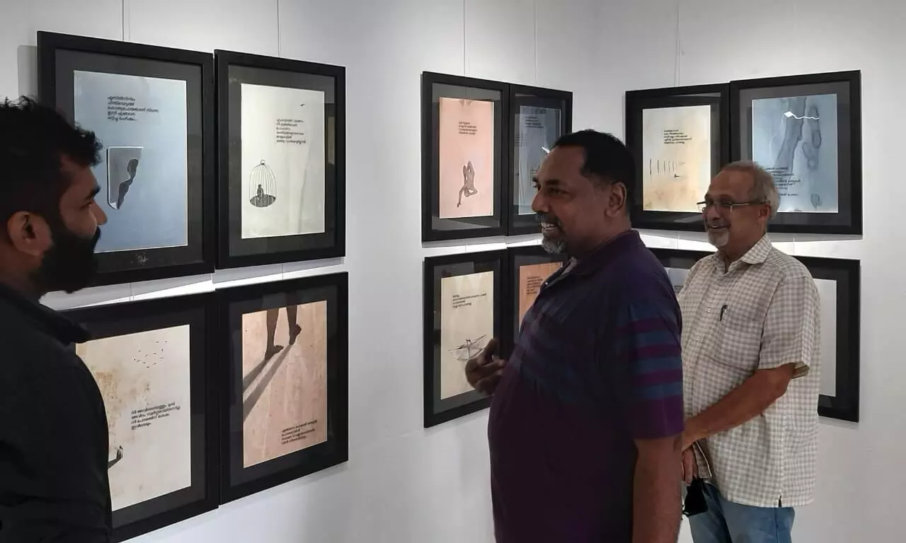 വരകളിലൂടെയും വരികളിലൂടെയും കവിതയുടെ പുതിയ ആവിഷ്​കാരം