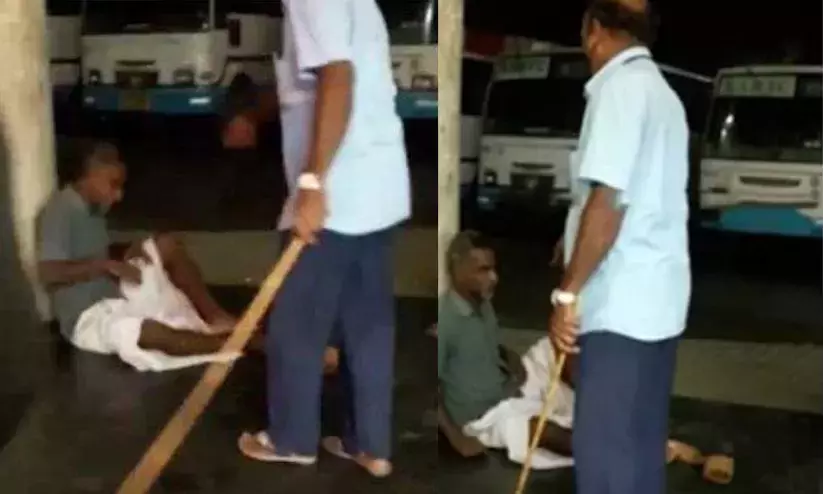 മാസ്ക് ധരിക്കാത്ത അന്തർ സംസ്ഥാന തൊഴിലാളിയെ മർദിച്ച കെ.എസ്.ആർ.ടി.സി ബസ് ഡ്രൈവർക്ക് സസ്പെൻഷൻ