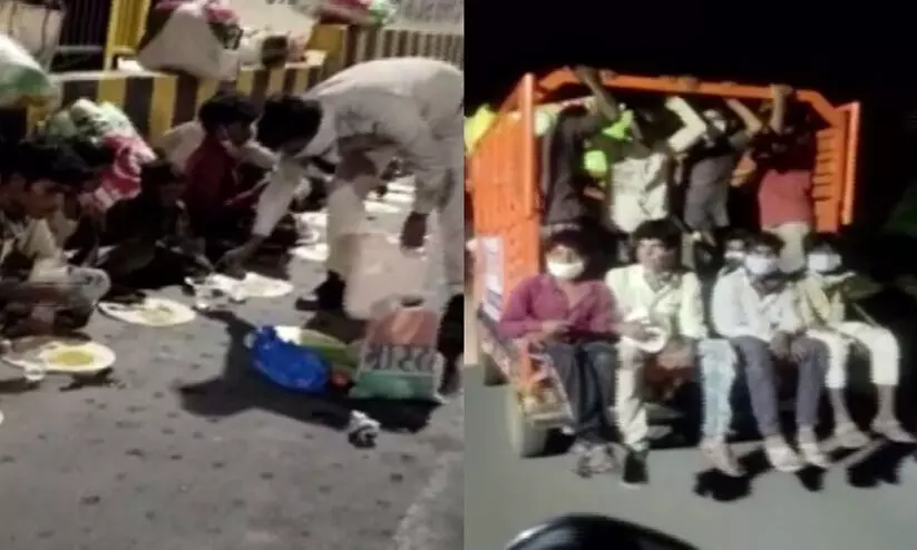 indore policeman food distribution