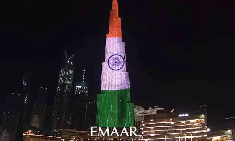 കോവിഡ് ദുരന്തത്തിൽ ഇന്ത്യക്കൊപ്പം; ബുർജ് ഖലീഫയുടെ ഐക്യദാർഡ്യമിങ്ങനെ- വിഡിയോ കോവിഡ് ദുരന്തത്തിൽ ഇന്ത്യക്കൊപ്പം; ബുർജ് ഖലീഫയുടെ ഐക്യദാർഡ്യമിങ്ങനെ- വിഡിയോ