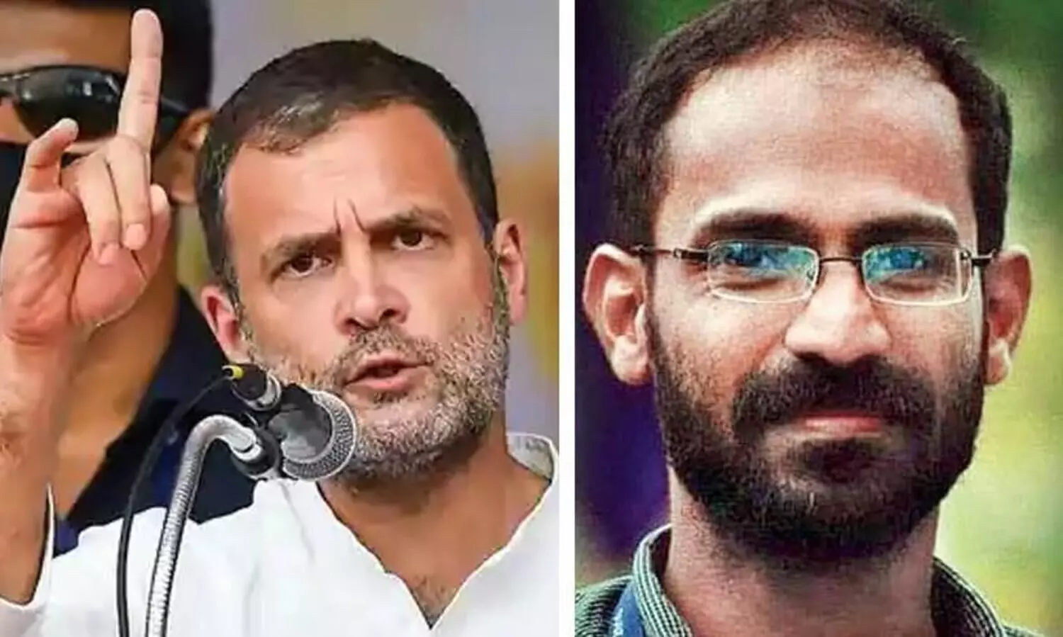 rahul gandhi and siddique kappan
