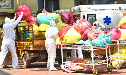 hospital waste removing