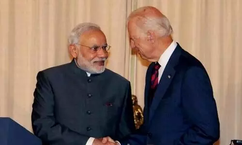 Narendra Modi and Joe Biden