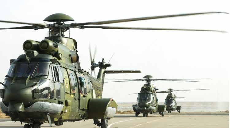 നാഷനൽ ഗാർഡിന് നാല് കാരക്കാൽ ഹെലികോപ്ടറുകൾ കൂടി ലഭ്യമാക്കി നാഷനൽ ഗാർഡിന് നാല് കാരക്കാൽ ഹെലികോപ്ടറുകൾ കൂടി ലഭ്യമാക്കി