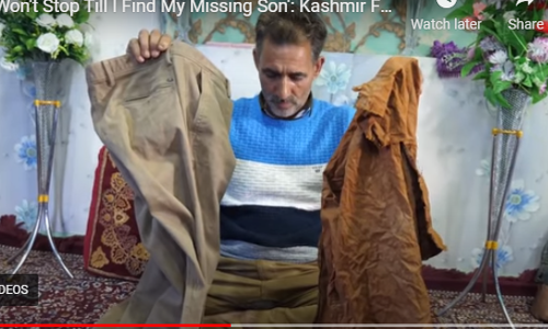 ശാകിറിനെ ഒന്ന്​ കാണണം, ഇല്ലെങ്കിൽ അവ​െൻറ മൃതദേഹമെങ്കിലും... ഒമ്പതുമാസമായി ഈ കശ്​മീരി പിതാവ്​ തിരച്ചിലിലാണ്​