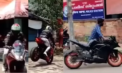 biker caught