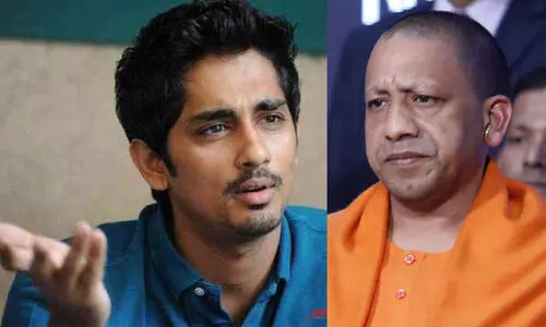 നല്ല മനുഷ്യനും സന്യാസിയും നേതാവുമാണെന്ന്​ നുണ പറയുന്നവർക്ക്​ നല്ല അടികിട്ടും; യോഗിക്കെതിരെ തുറന്നടിച്ച്​ സിദ്ധാർഥ്​