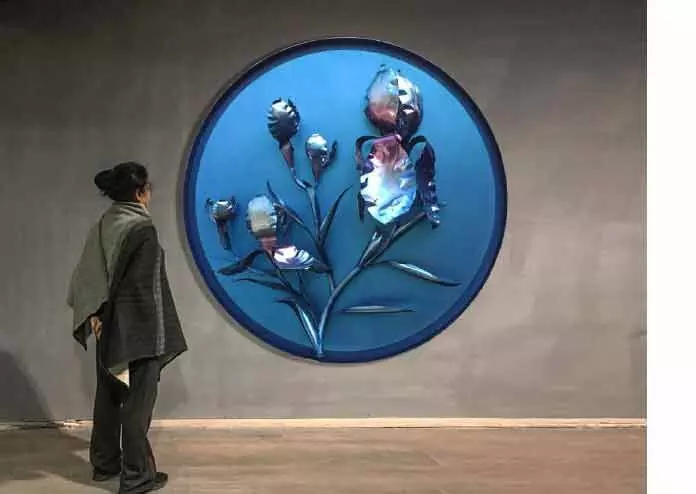 Flowers in stainless steel Flowers in stainless steel