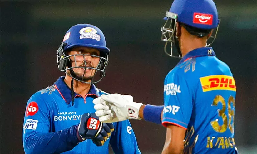 ഡീകോക്ക്​ കനിഞ്ഞു; രാജസ്ഥാനെ വീഴ്​ത്തി, വിജയവഴിയിൽ തിരിച്ചെത്തി മുംബൈ