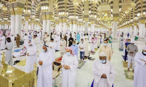 റ​മ​ദാ​ൻ അ​വ​സാ​ന പ​ത്തി​ലേ​ക്ക്: മ​ദീ​ന​യി​ൽ സ​ന്ദ​ർ​ശ​ക​ർക്കുള്ള ത​യാ​റെ​ടു​പ്പു​ക​ൾ പൂ​ർ​ത്തി​യാ​യി