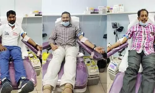 കെ.​പി.​എ സ്നേ​ഹ​സ്​​പ​ർ​ശം മൂ​ന്നാം ര​ക്ത​ദാ​ന​ക്യാ​മ്പ് സം​ഘ​ടി​പ്പി​ച്ചു