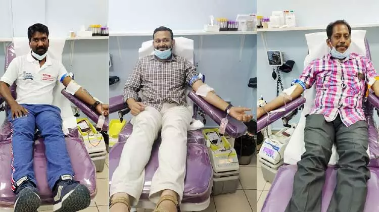 കെ.പി.എ സ്നേഹസ്പർശം മൂന്നാം രക്തദാനക്യാമ്പ് സംഘടിപ്പിച്ചു കെ.പി.എ സ്നേഹസ്പർശം മൂന്നാം രക്തദാനക്യാമ്പ് സംഘടിപ്പിച്ചു