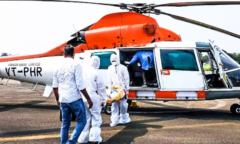 covid patient shifting to kochi naval hospital covid patient shifting to kochi naval hospital