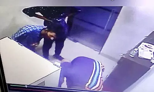 ATM Robbery attempt cctv