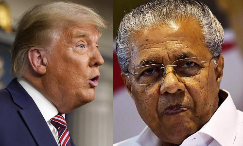 പിണറായിയെ ട്രംപിനോട്​ ഉപമിച്ച്​ രാഹുൽ മാങ്കൂട്ടത്തിൽ; പെർഫെക്​ട്​ ഓകെ