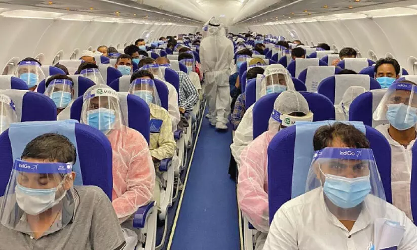 flight journey by wearing face shield flight journey by wearing face shield