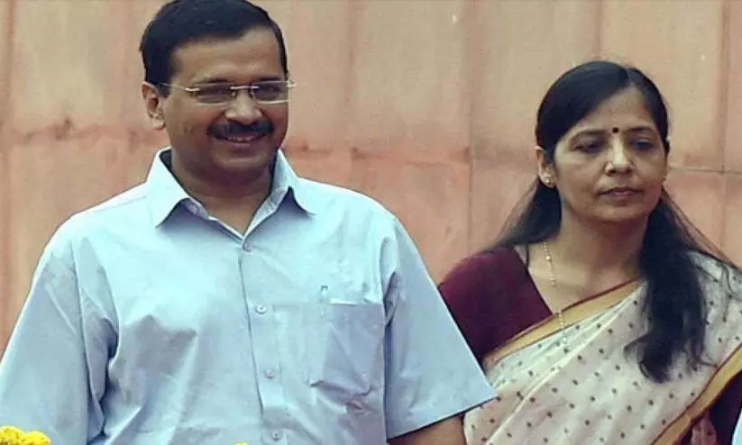 Arvind Kejriwal and Sunita Kejriwal