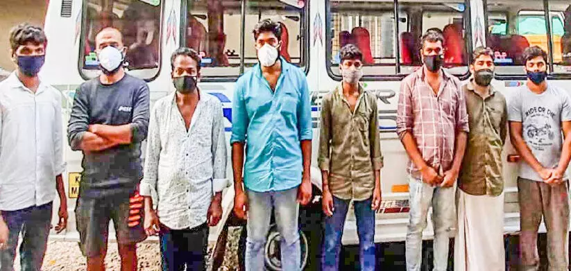 Those caught with alcohol Those caught with alcohol