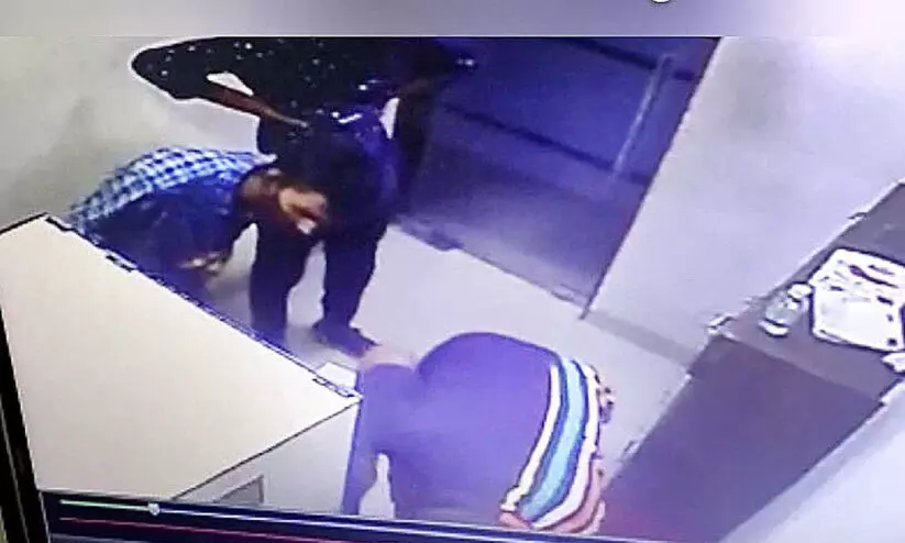 ATM Robbery attempt cctv